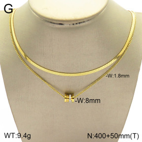 2N4002713bbov-749  Stainless Steel Necklace
