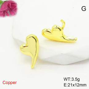 F6E200534baka-L017  Fashion Copper Earrings