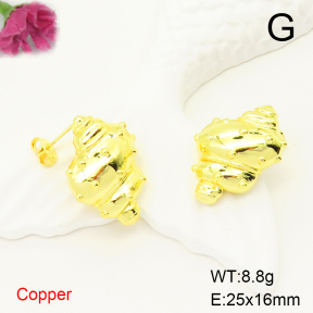F6E200554ablb-L017  Fashion Copper Earrings