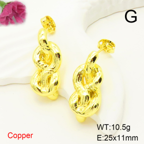 F6E200556ablb-L017  Fashion Copper Earrings