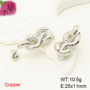 F6E200557ablb-L017  Fashion Copper Earrings