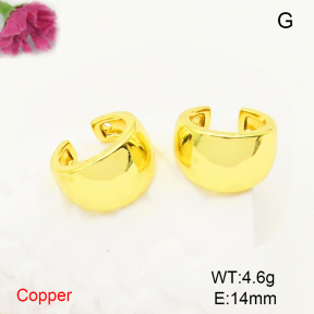 F6E200560baka-L017  Fashion Copper Earrings