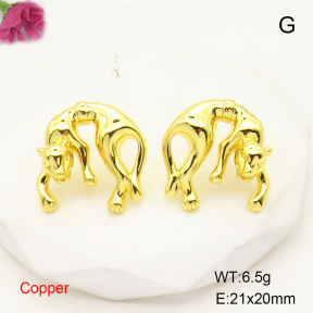 F6E200600ablb-L017  Fashion Copper Earrings
