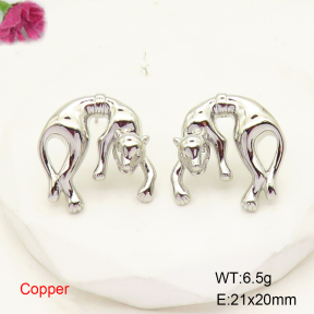 F6E200601ablb-L017  Fashion Copper Earrings