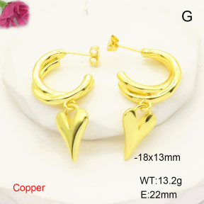 F6E200602vbmb-L017  Fashion Copper Earrings