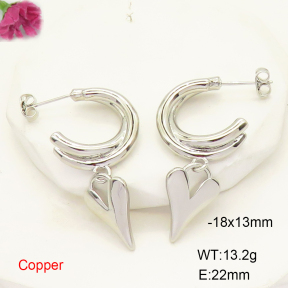 F6E200603vbmb-L017  Fashion Copper Earrings