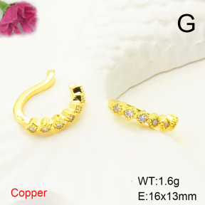 F6E404941ablb-L017  Fashion Copper Earrings