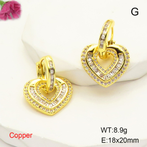 F6E404956ahlv-L017  Fashion Copper Earrings