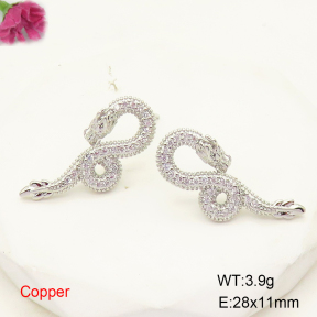 F6E404959vbmb-L017  Fashion Copper Earrings