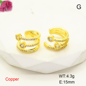 F6E404962vbmb-L017  Fashion Copper Earrings