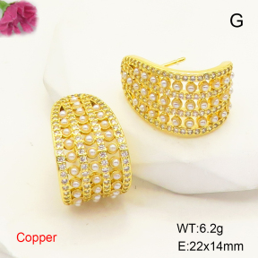 F6E404970bhva-L017  Fashion Copper Earrings