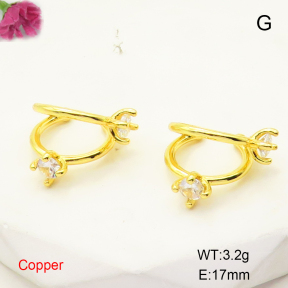 F6E404974ablb-L017  Fashion Copper Earrings