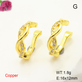 F6E404976ablb-L017  Fashion Copper Earrings