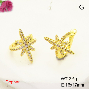 F6E404978ablb-L017  Fashion Copper Earrings