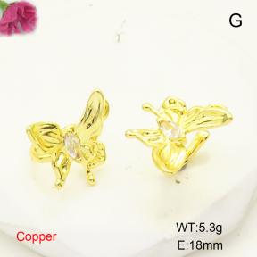 F6E404982ablb-L017  Fashion Copper Earrings