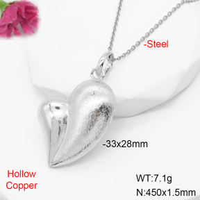 F6N200440ablb-L017  Fashion Copper Necklace