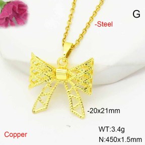 F6N200445vail-L017  Fashion Copper Necklace