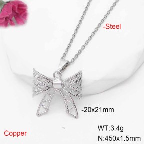 F6N200446vail-L017  Fashion Copper Necklace