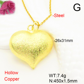 F6N200447ablb-L017  Fashion Copper Necklace