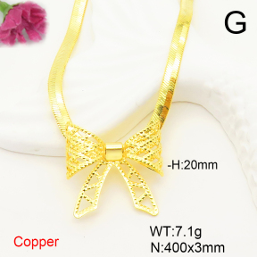 F6N200451vbmb-L017  Fashion Copper Necklace