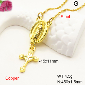 F6N200453avja-L017  Fashion Copper Necklace
