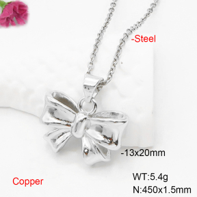 F6N200455avja-L017  Fashion Copper Necklace