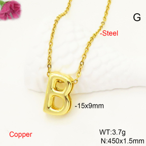 F6N200458vaia-L017  Fashion Copper Necklace
