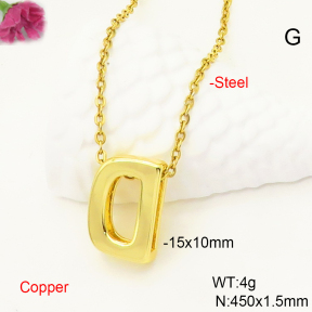 F6N200460vaia-L017  Fashion Copper Necklace