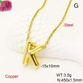 F6N200467vaia-L017  Fashion Copper Necklace