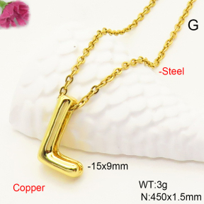 F6N200468vaia-L017  Fashion Copper Necklace