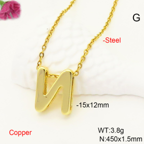 F6N200469vaia-L017  Fashion Copper Necklace