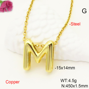 F6N200470vaia-L017  Fashion Copper Necklace