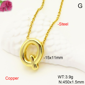F6N200473vaia-L017  Fashion Copper Necklace