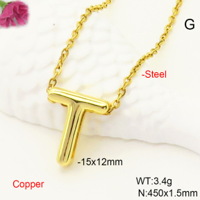 F6N200476vaia-L017  Fashion Copper Necklace