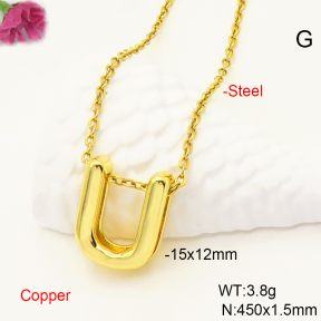 F6N200477vaia-L017  Fashion Copper Necklace