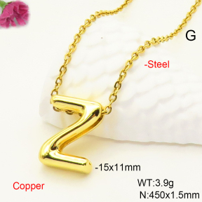 F6N200482vaia-L017  Fashion Copper Necklace