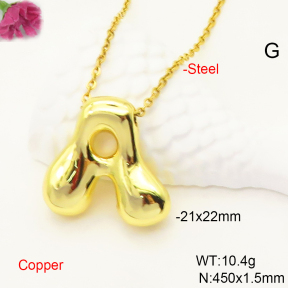 F6N200483aajl-L017  Fashion Copper Necklace
