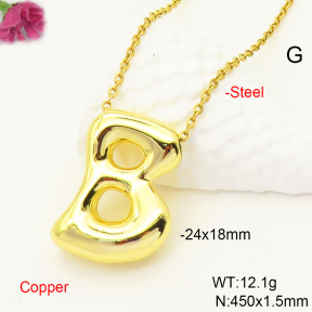 F6N200484aajl-L017  Fashion Copper Necklace