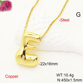 F6N200487aajl-L017  Fashion Copper Necklace