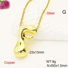 F6N200488aajl-L017  Fashion Copper Necklace