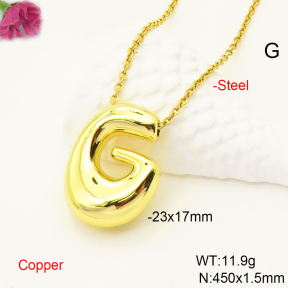 F6N200489aajl-L017  Fashion Copper Necklace