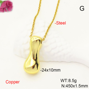 F6N200491aajl-L017  Fashion Copper Necklace