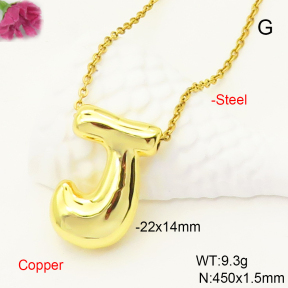 F6N200492aajl-L017  Fashion Copper Necklace