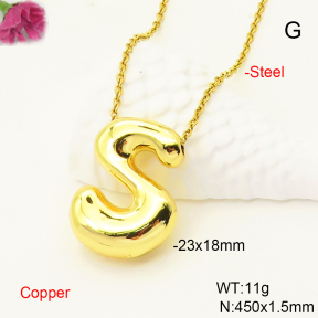 F6N200499aajl-L017  Fashion Copper Necklace