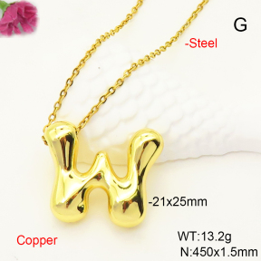 F6N200503aajl-L017  Fashion Copper Necklace