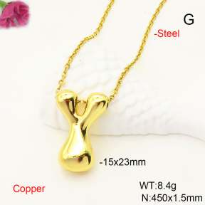 F6N200505aajl-L017  Fashion Copper Necklace