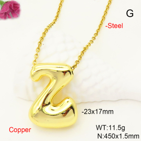 F6N200506aajl-L017  Fashion Copper Necklace