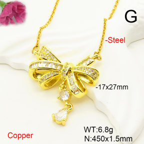 F6N407308vbnb-L017  Fashion Copper Necklace