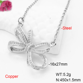 F6N407328ablb-L017  Fashion Copper Necklace