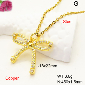 F6N407331aajl-L017  Fashion Copper Necklace